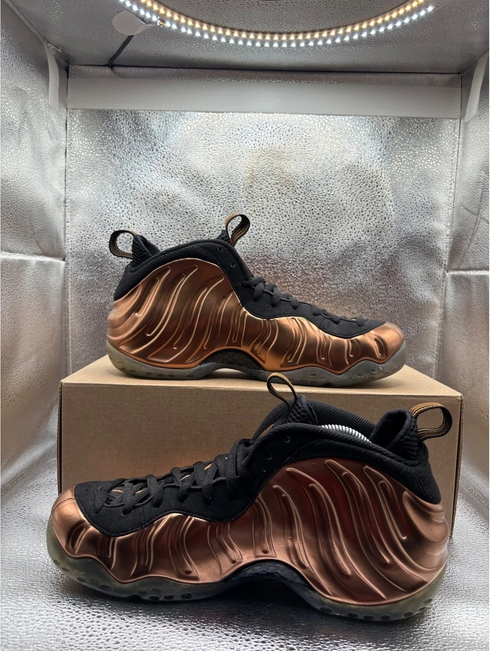 Nike air Foamposite one metallic copper